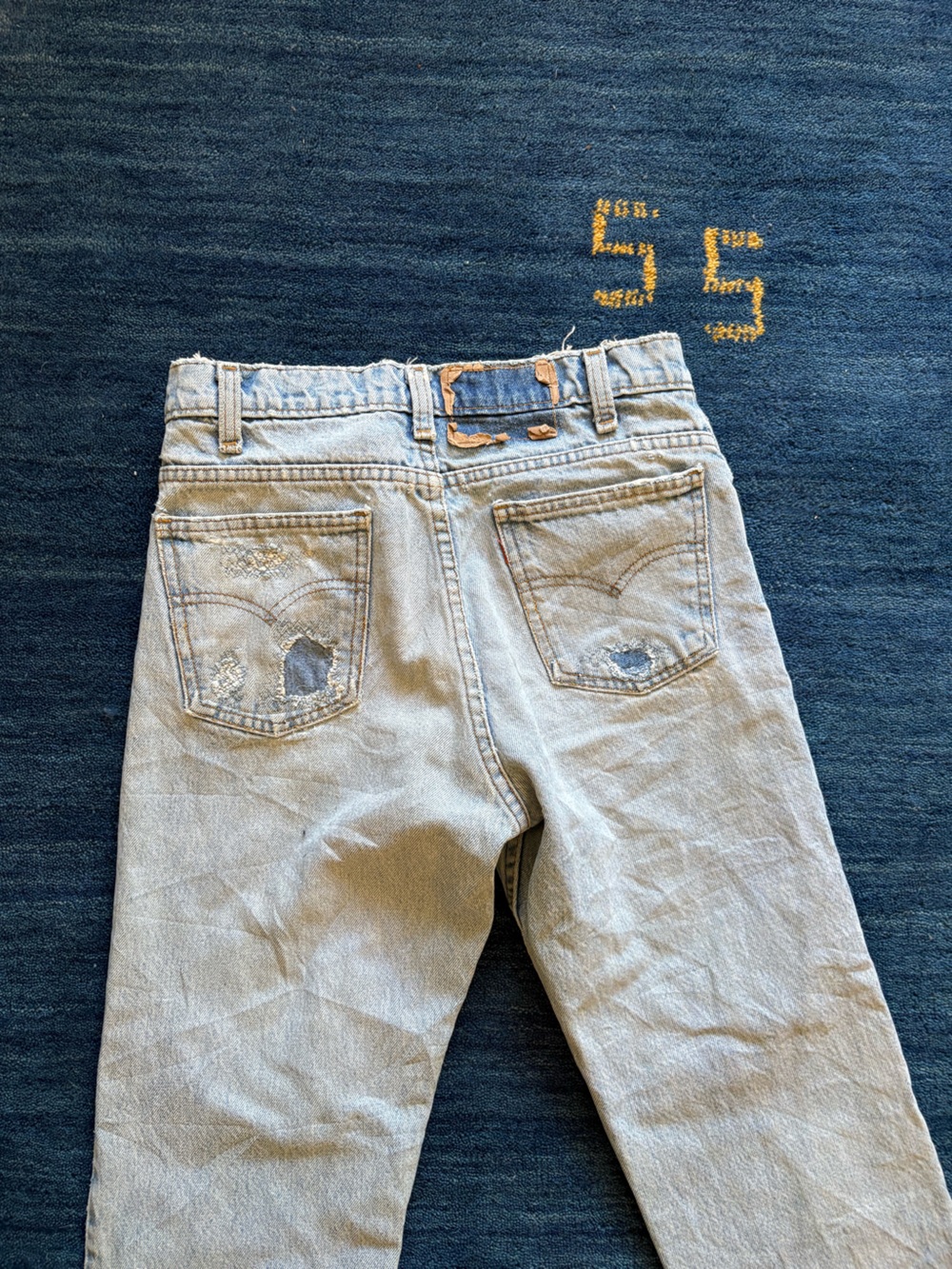 Vintage Levi’s Light Blue Distressed Jeans